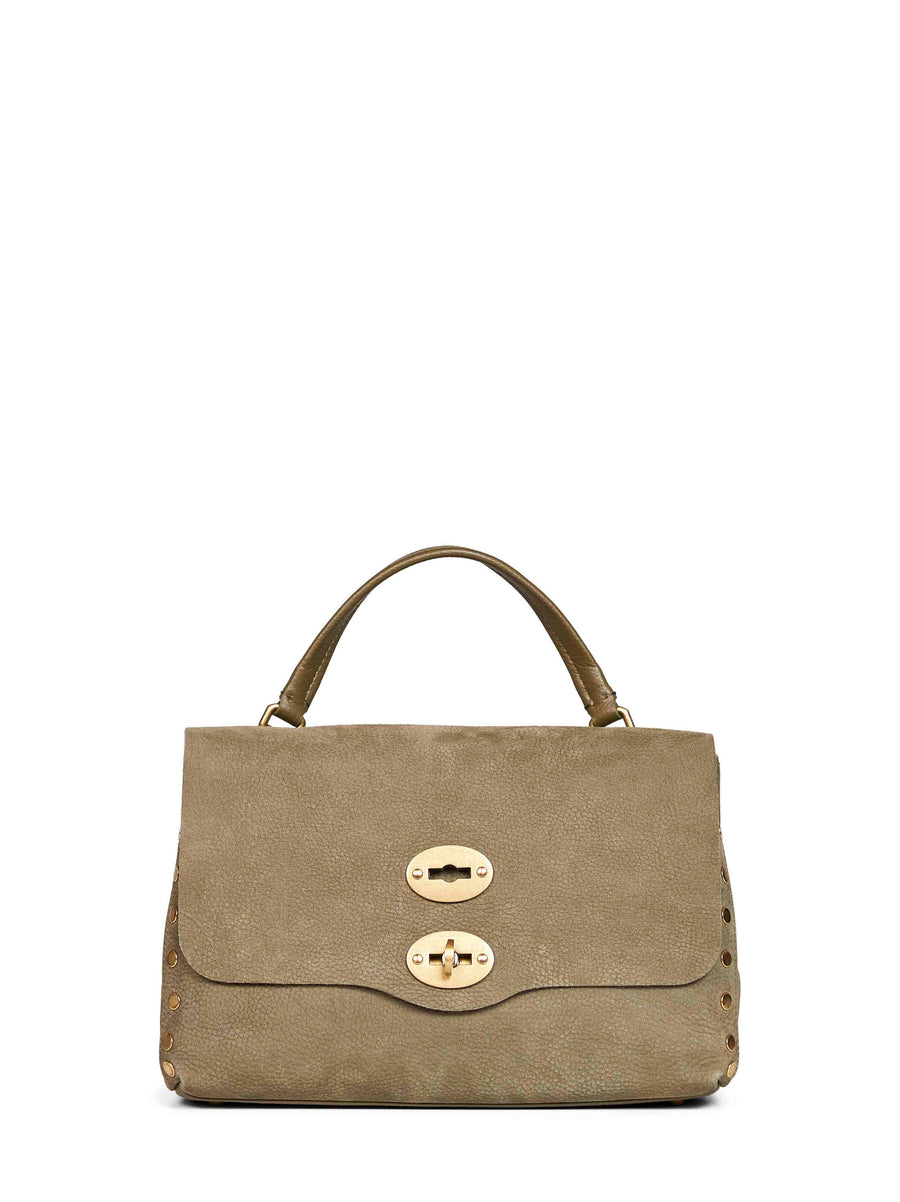 Zanellato Postina Shoulder Bag — Green Bovine Leather Hand
