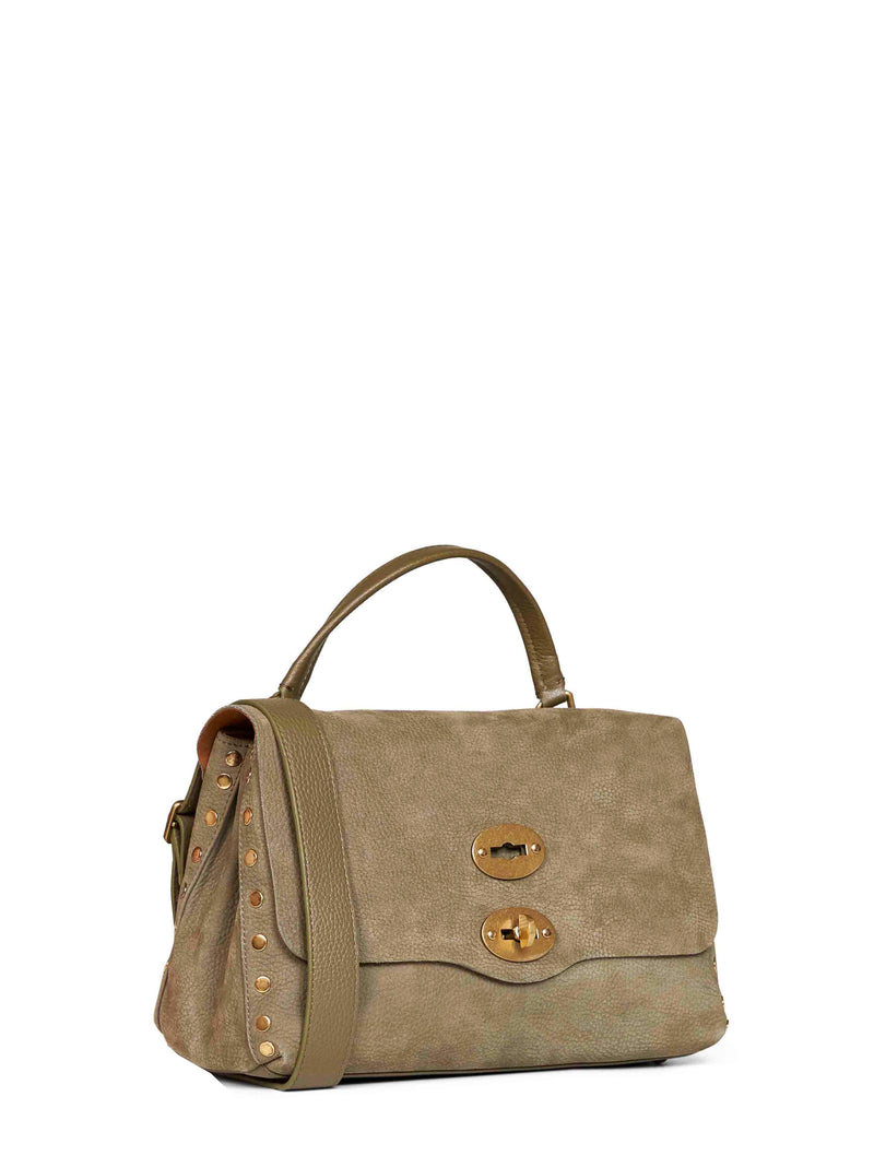 Zanellato Postina Shoulder Bag — Green Bovine Leather Hand