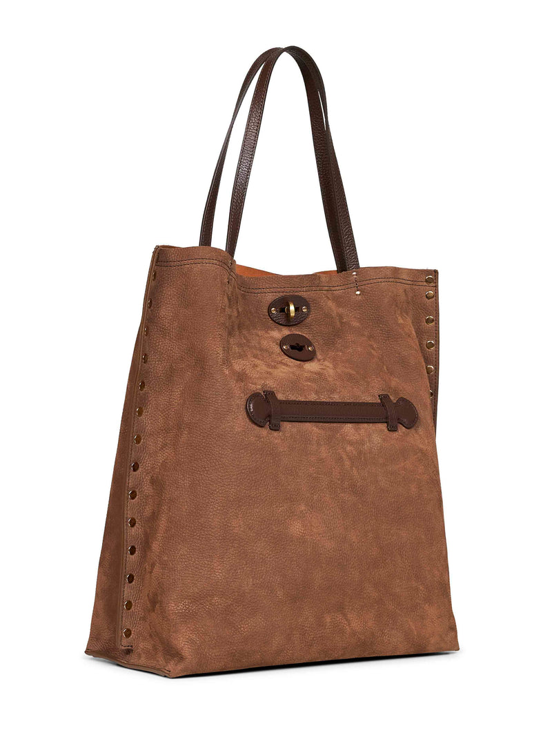 Zanellato Tote Bag — Brown Bovine Leather