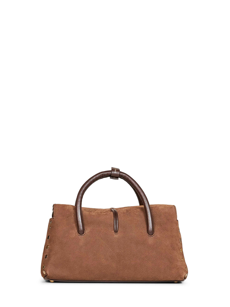Zanellato Dotta Top Handle Bag — Brown Bovine Leather
