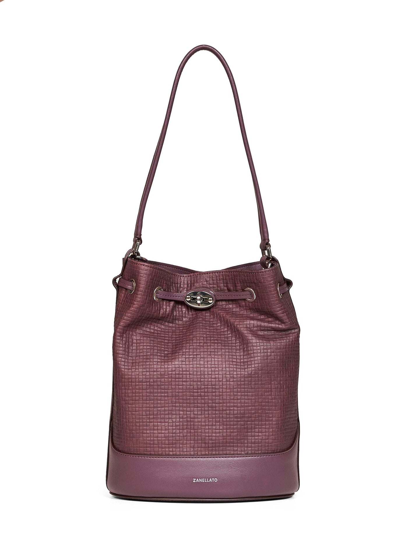 Zanellato Monda Shoulder Bag — Purple Bovine Leather