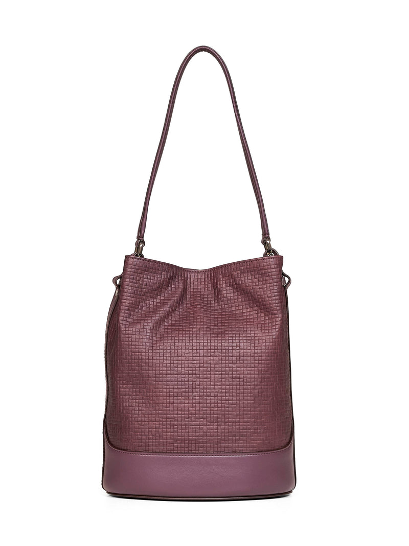 Zanellato Monda Shoulder Bag — Purple Bovine Leather