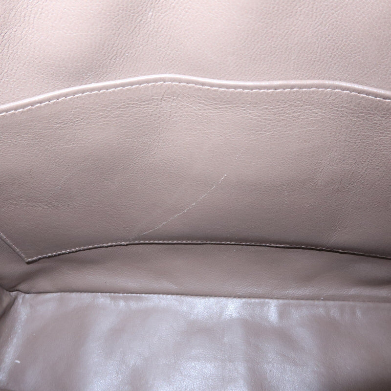 Chanel Vintage Front Pocket Camera Quilted Caviar Brown Leather Bag