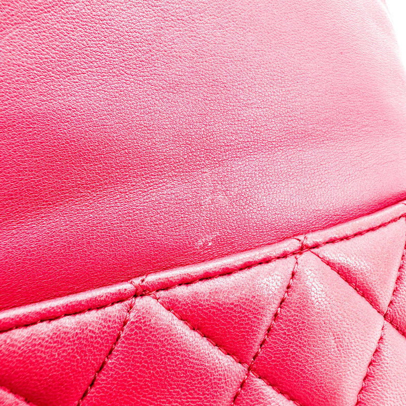 Chanel Backpack Seoul Lambskin Pink Leather