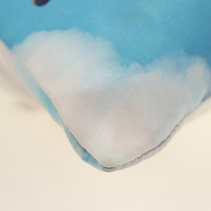 Loewe Paula Drawstring Printed Canvas Blue Bag