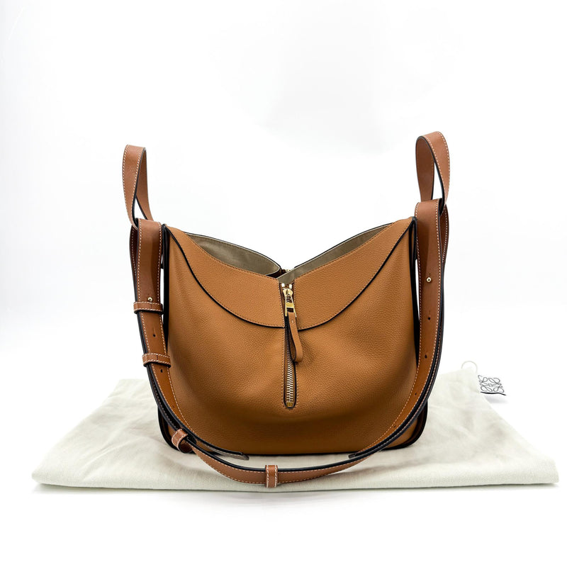 Loewe Hammock Leather Brown Bag