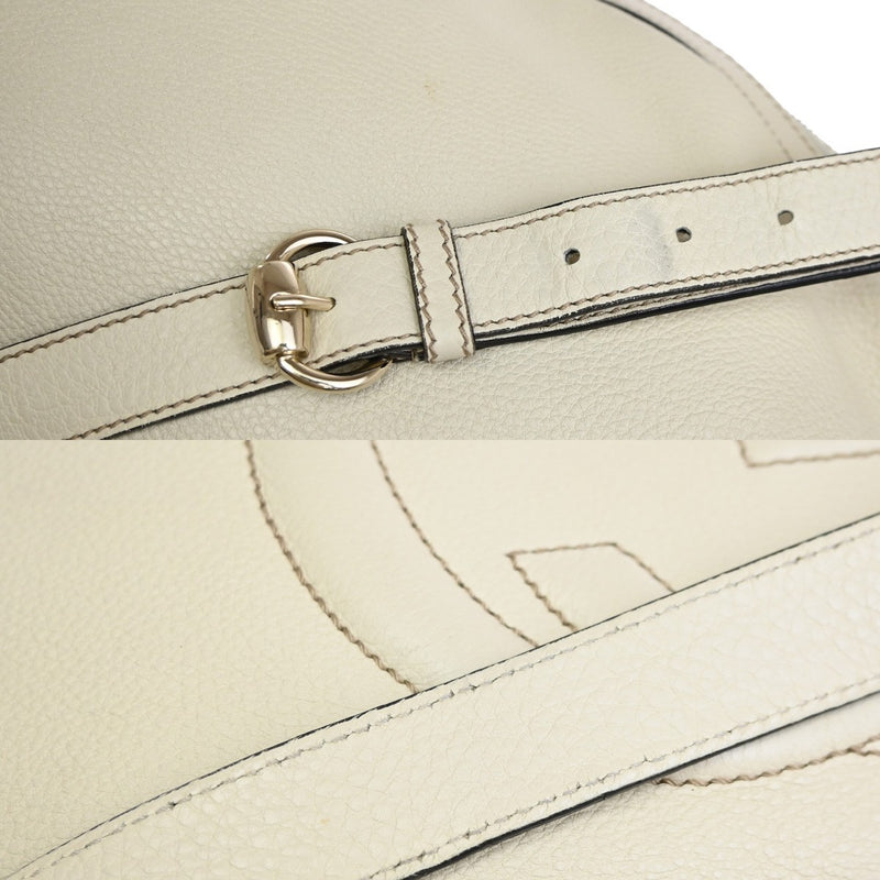 Gucci Soho Messenger Leather White