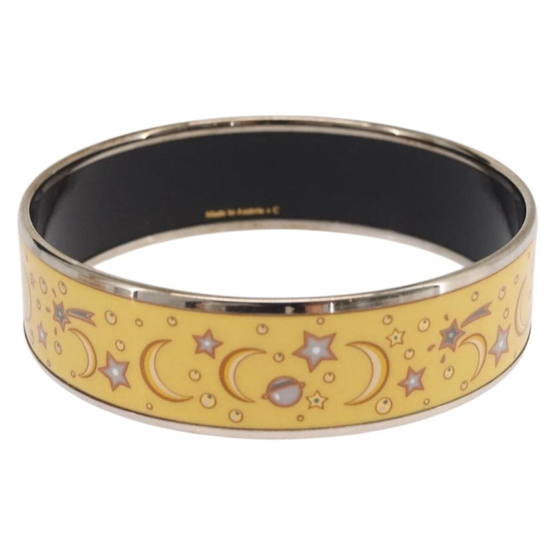 Chanel Vintage Bangle Metal Yellow Bijoux