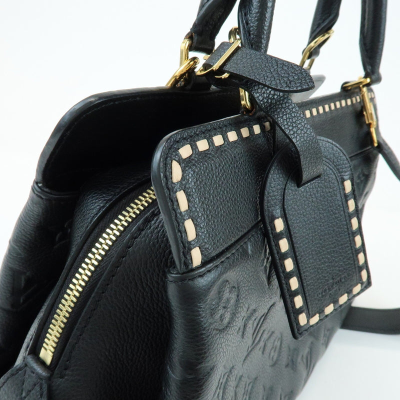 Louis Vuitton Vosges Whipstitch Monogram Empreinte Leather Black Bag