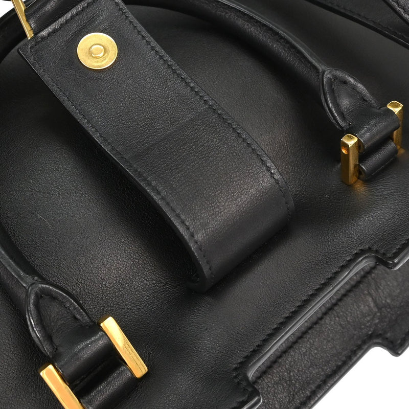 Saint Laurent Monogram Cabas Leather Black Calfskin Bag