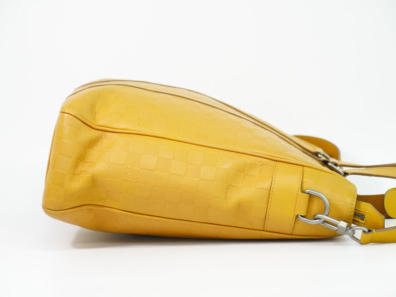 Louis Vuitton Tadao Damier Infini Leather Yellow Bag