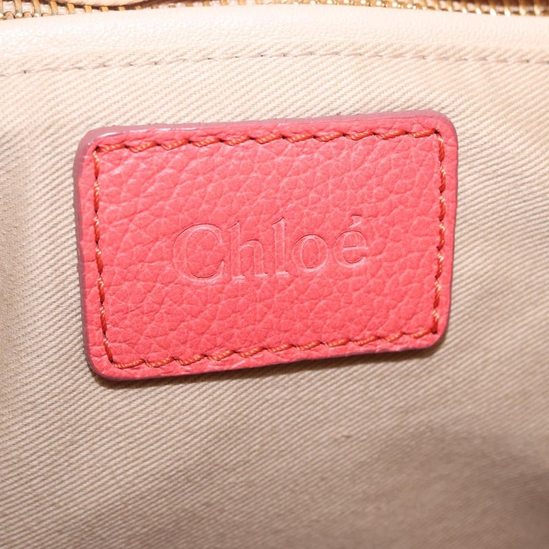 Chloe Paraty Top Handle Leather Pink Bag