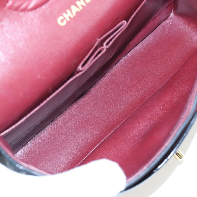 Chanel Timeless - Classic Double Flap Quilted Lambskin Black Leather Bag