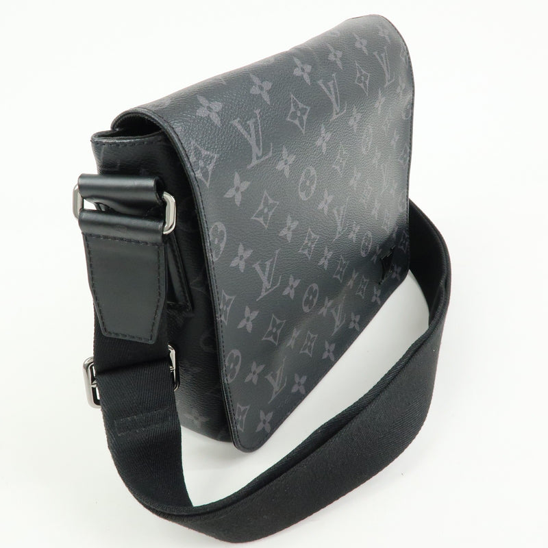 Louis Vuitton District Messenger Monogram Eclipse Canvas Gray