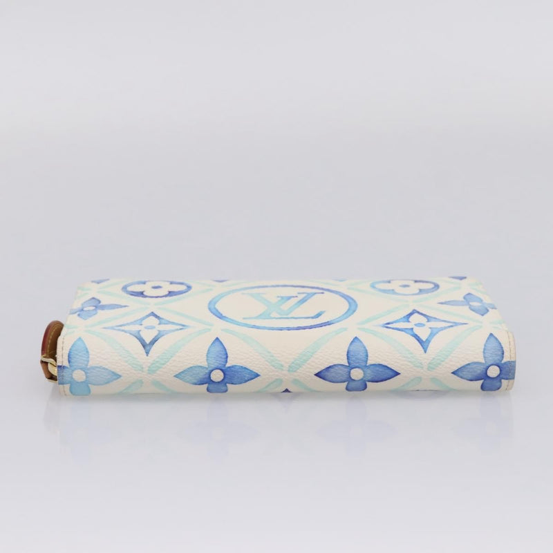 Louis Vuitton Zippy By The Pool Monogram Tile Canvas Blue Accessory