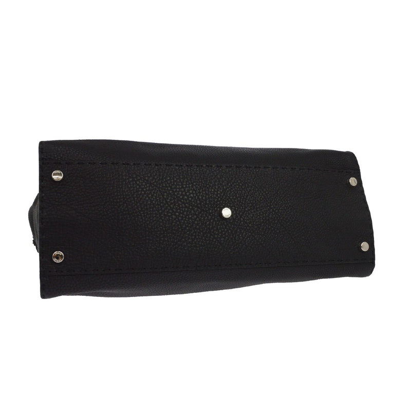 Fendi Selleria Peekaboo Leather Black Bag