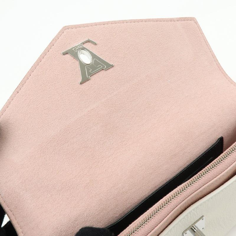 Louis Vuitton Mylockme Chain Pochette Leather Pink Bag