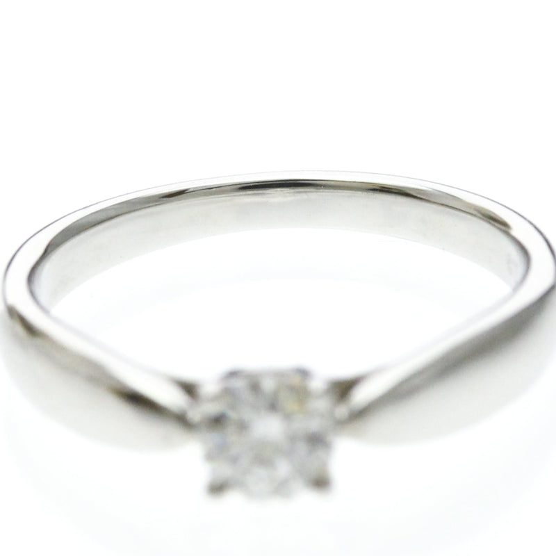 Tiffany & Co. Harmony Solitaire Platinum And Pave Diamonds With Rbc Diamond G-Vs1 Silver Bijoux