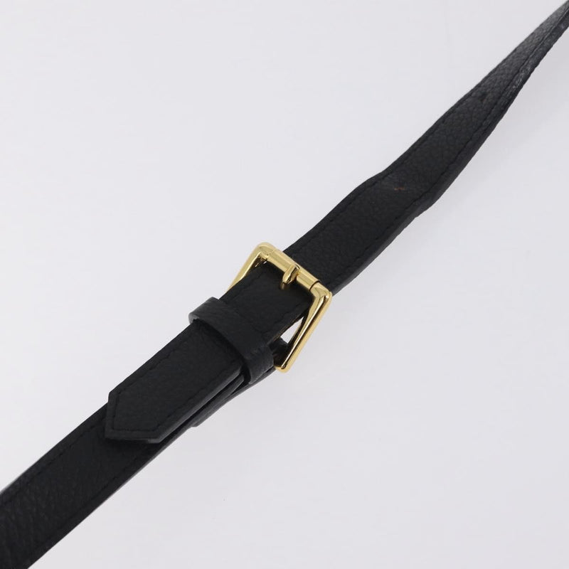Saint Laurent Vintage Shoulder Bag Leather Black