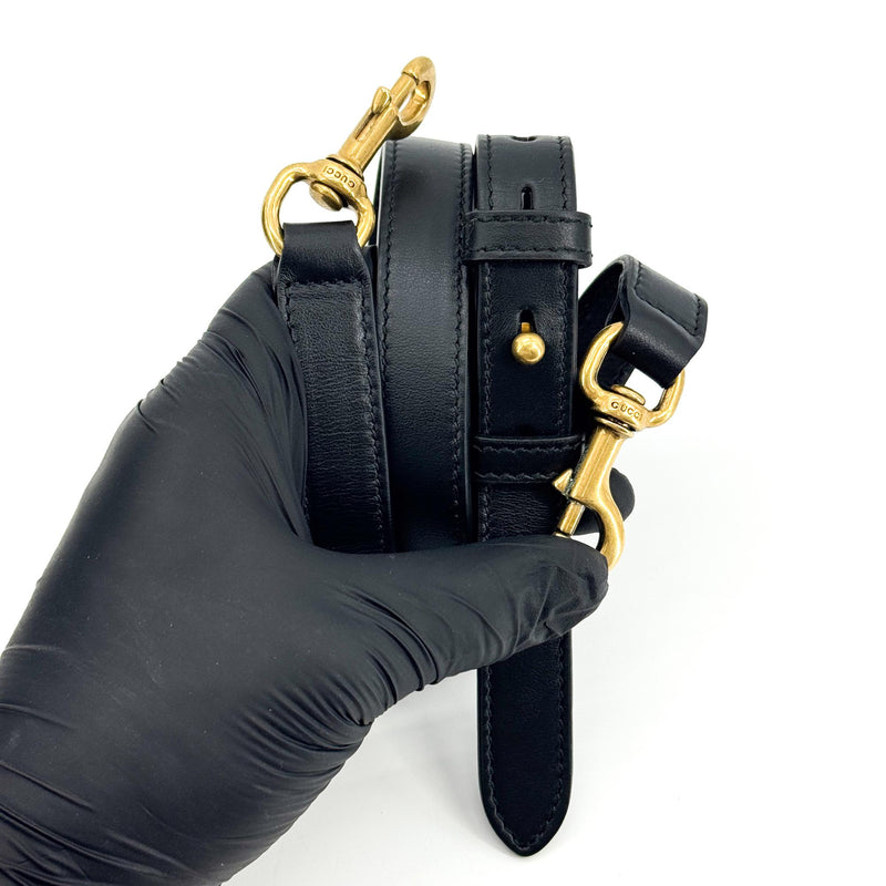 Gucci Gg Marmont Matelasse Leather Black Bag