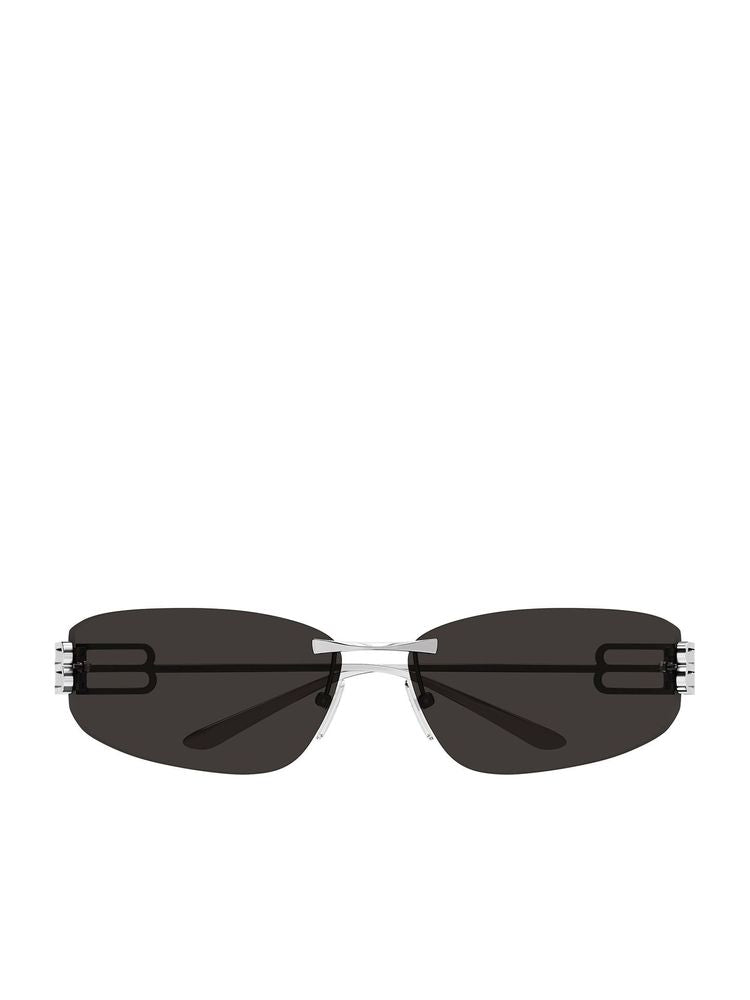 Balenciaga Bb0484s Sunglasses — Gray Metal