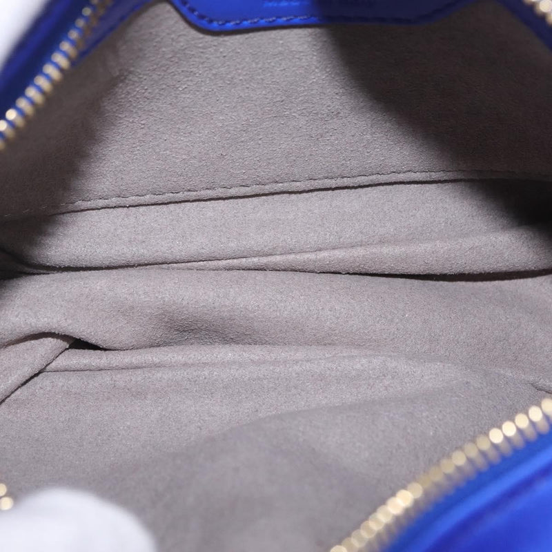 Stella Mccartney Star Camera Quilted Satin Blue Bag