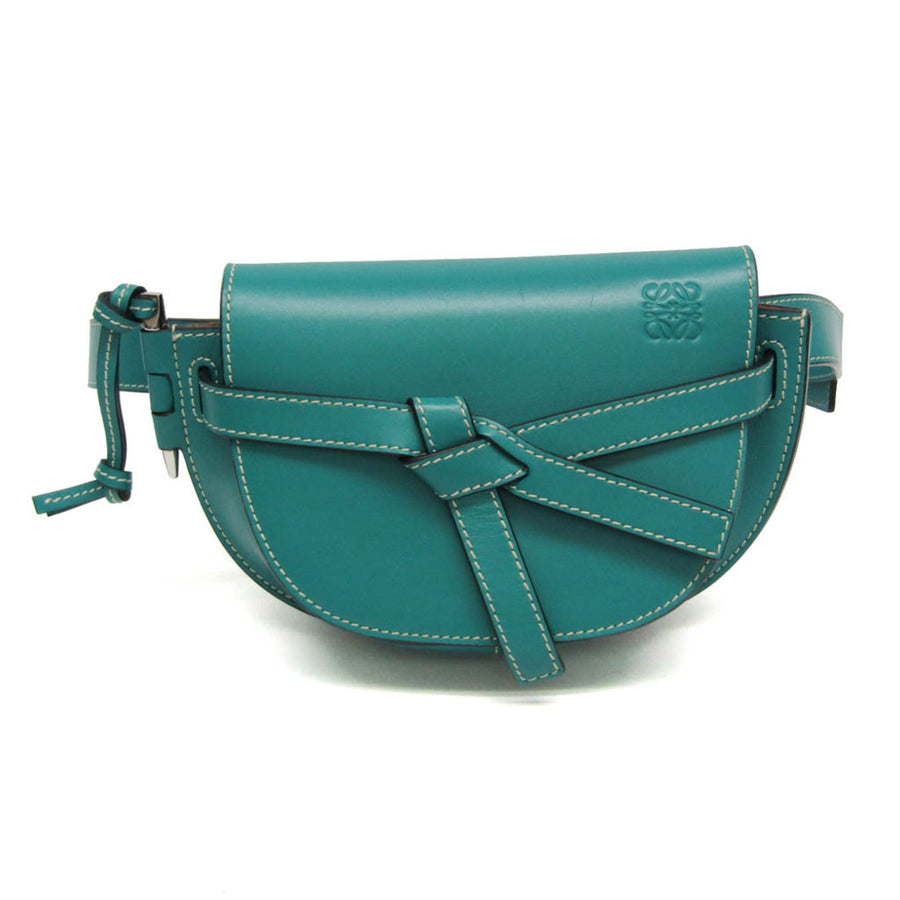 Loewe Gate Belt Leather Blue Bag