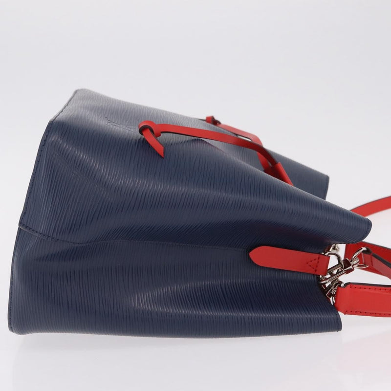 Louis Vuitton Neonoe Limited Edition Colored Damier Navy Leather Bag