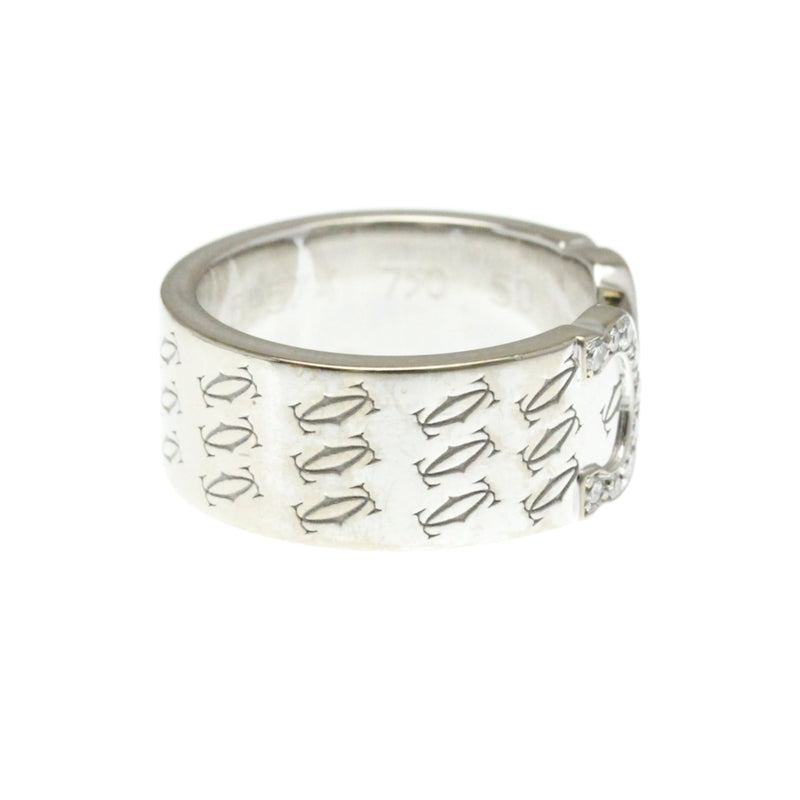 Cartier 2c De 18k White Gold Silver White_gold Jewelry