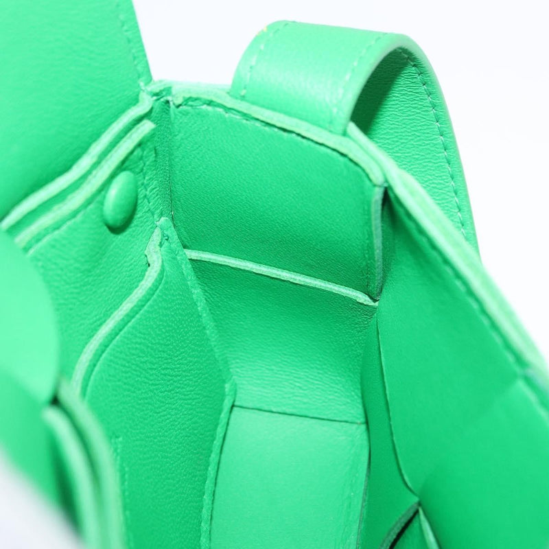 Bottega Veneta Cassette Maxi Intrecciato Leather Green Bag