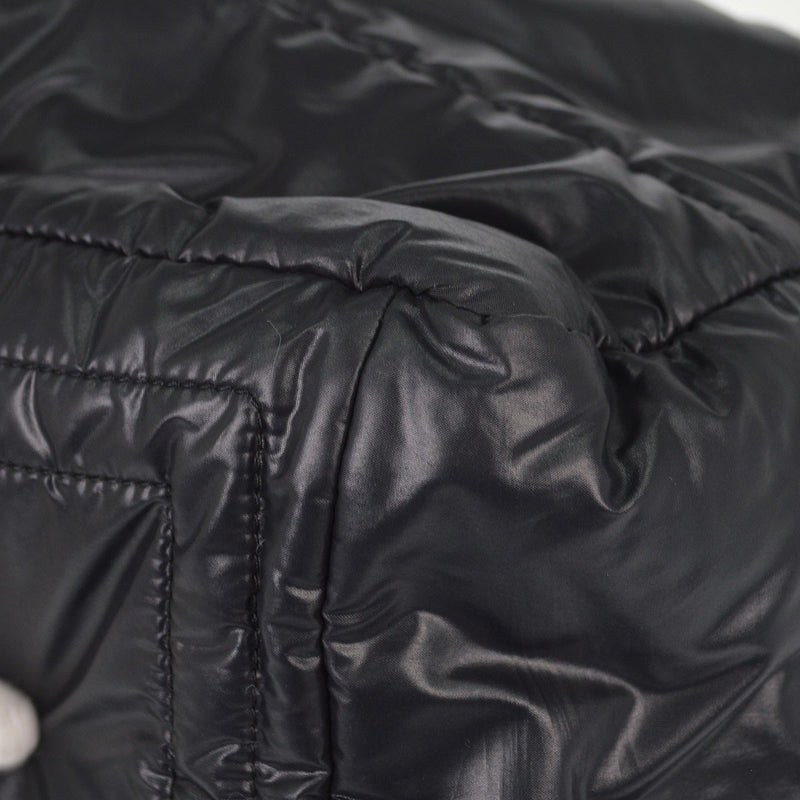 Chanel Coco Cocoon Bowling Quilted Nylon Black Bag