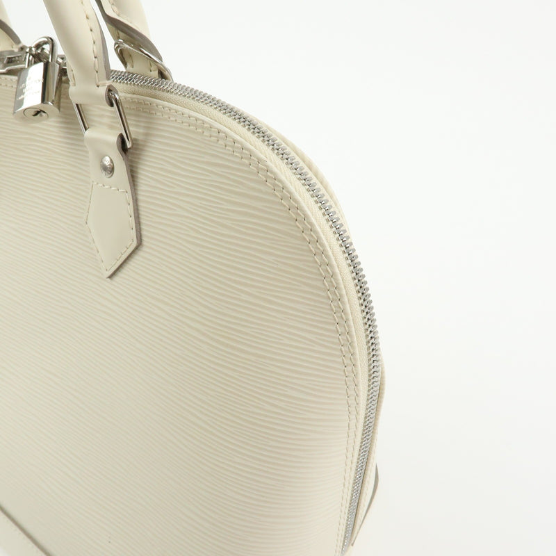 Louis Vuitton Alma Epi Leather White Bag