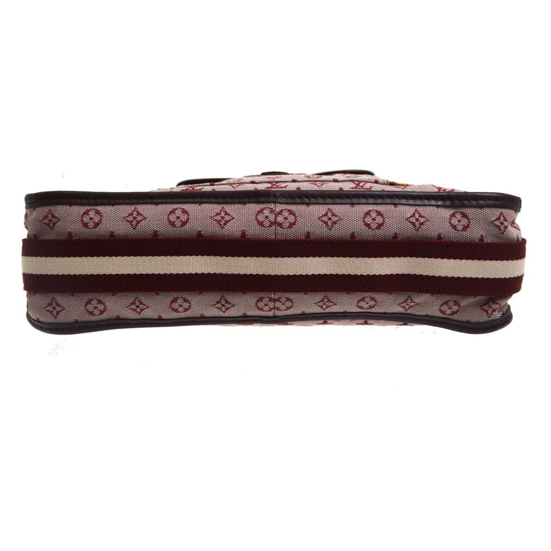 Louis Vuitton Mary Kate Messenger Mini Lin Burgundy Canvas