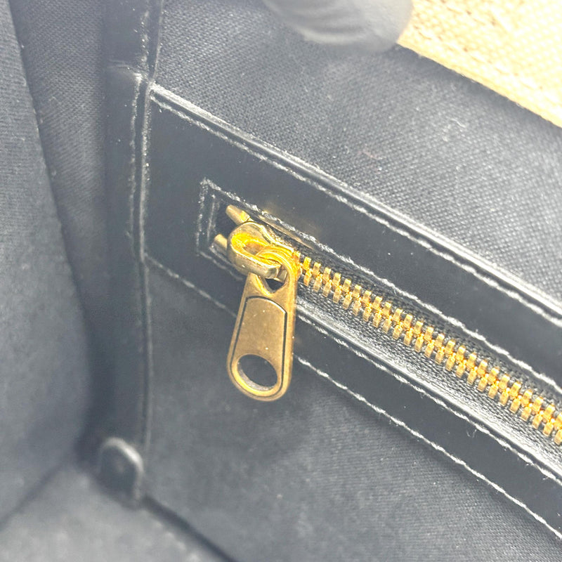 Balenciaga Hardware Canvas Black Bag
