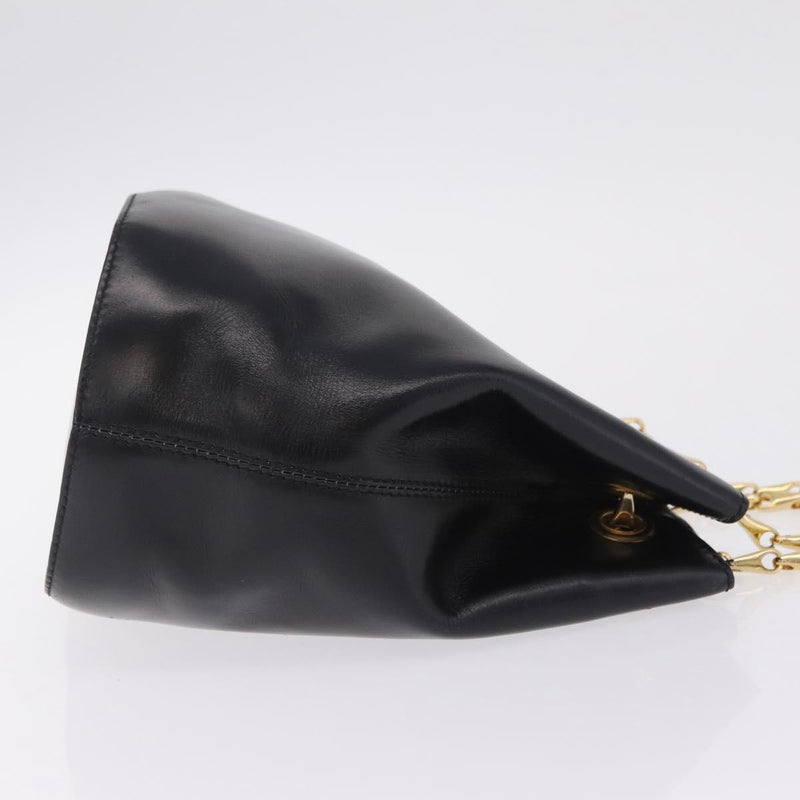Celine Shoulder Leather Black Bag