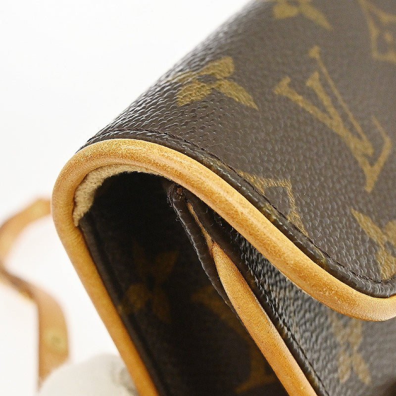 Louis Vuitton Florentine Waist Monogram Canvas Brown Bag