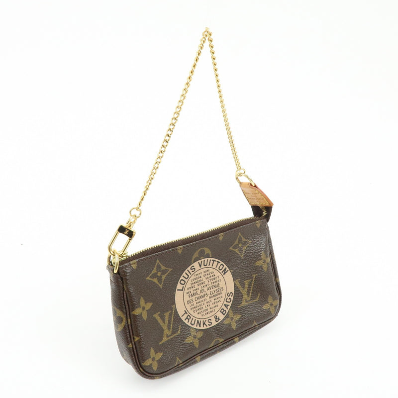Louis Vuitton Pochette Accessoires Limited Edition Monogram Canvas Brown Bag