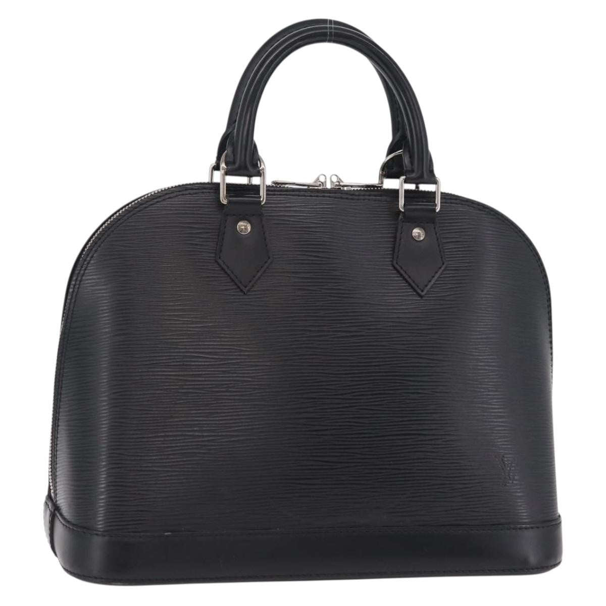 Louis Vuitton Alma Epi Leather Black Bag