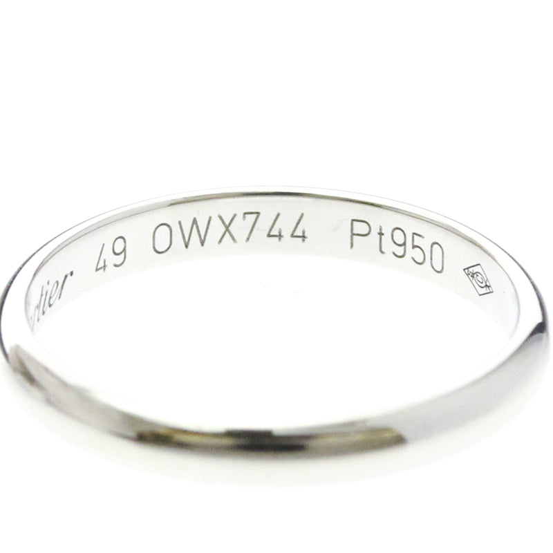 Cartier 1895 Wedding Band Platinum Silver Bijoux
