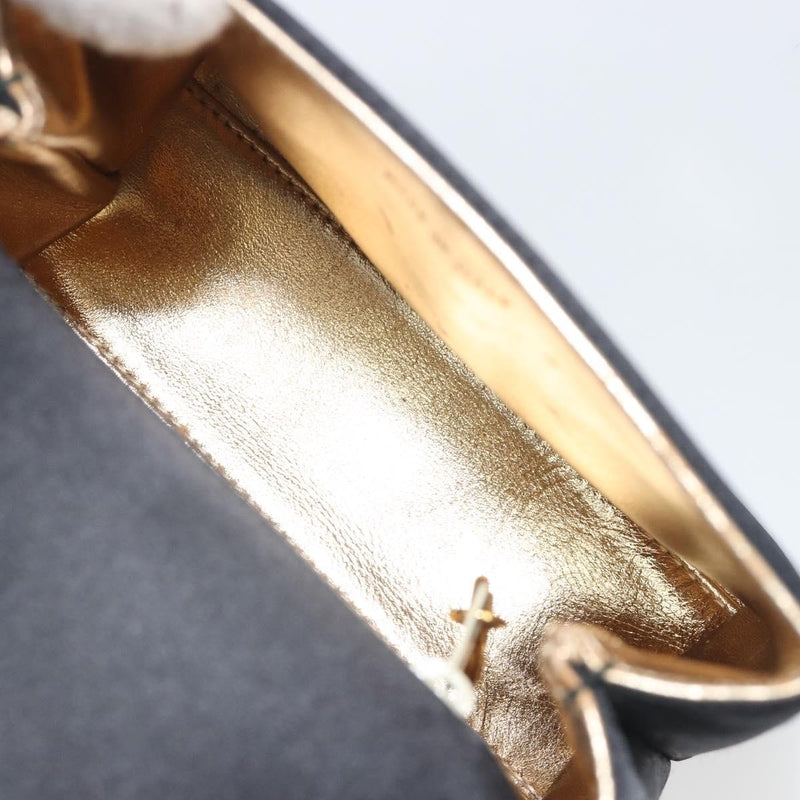 Chanel Vintage Camellia Flap Satin Black Bag