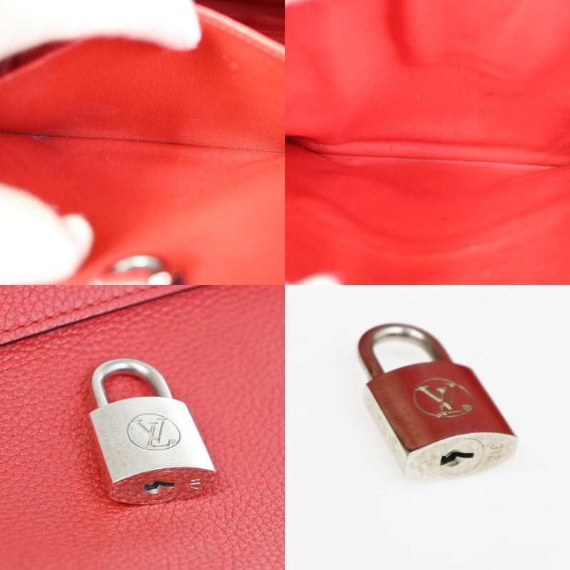 Louis Vuitton City Steamer Leather Red Bag