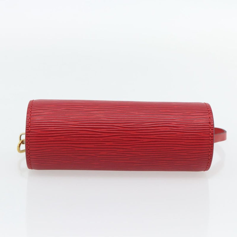 Louis Vuitton Soufflot Pochette Epi Leather Red Bag