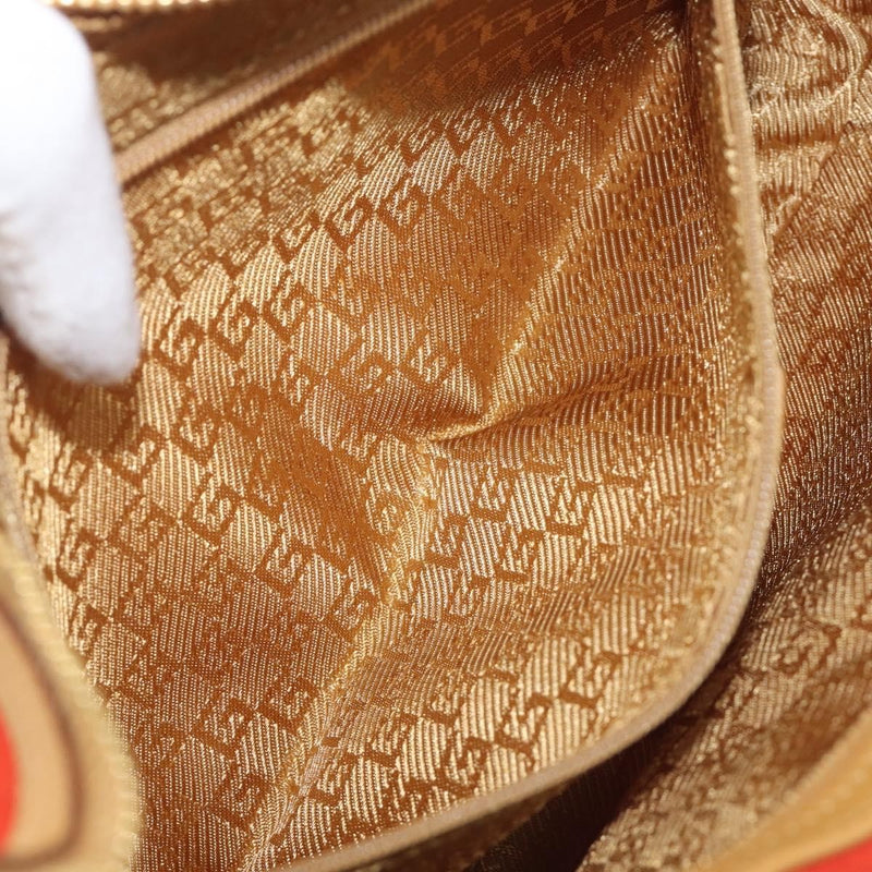 Gucci Vintage Zip Hobo Leather & Suede Red