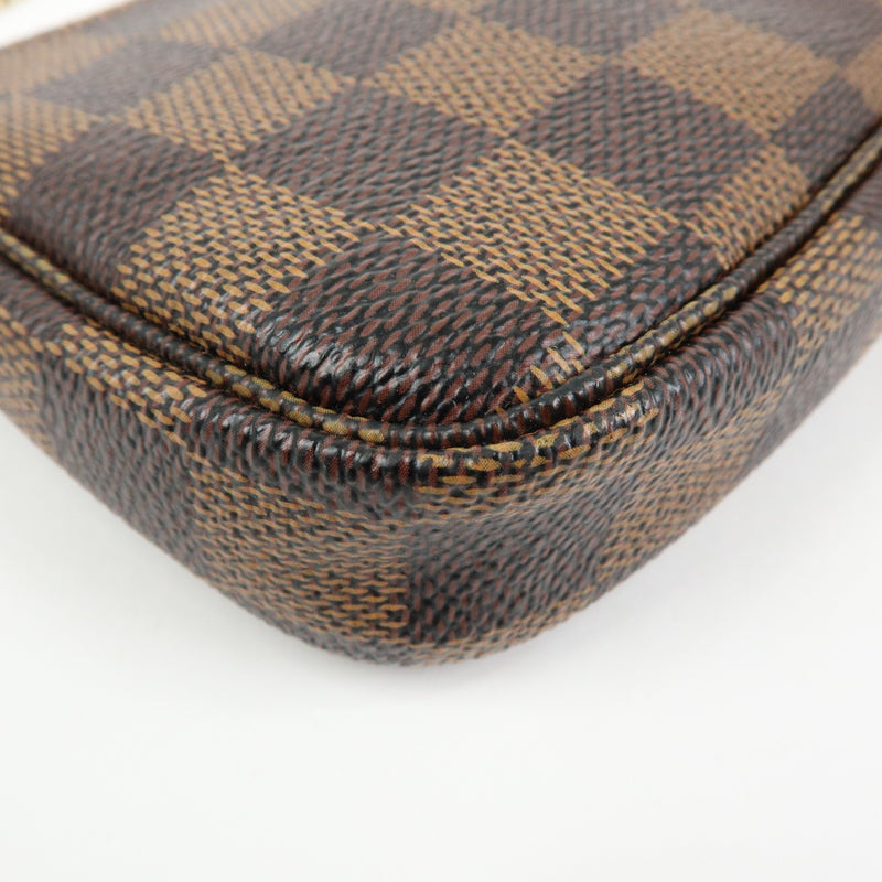 Louis Vuitton Pochette Accessoires Limited Edition Damier Brown Canvas Bag