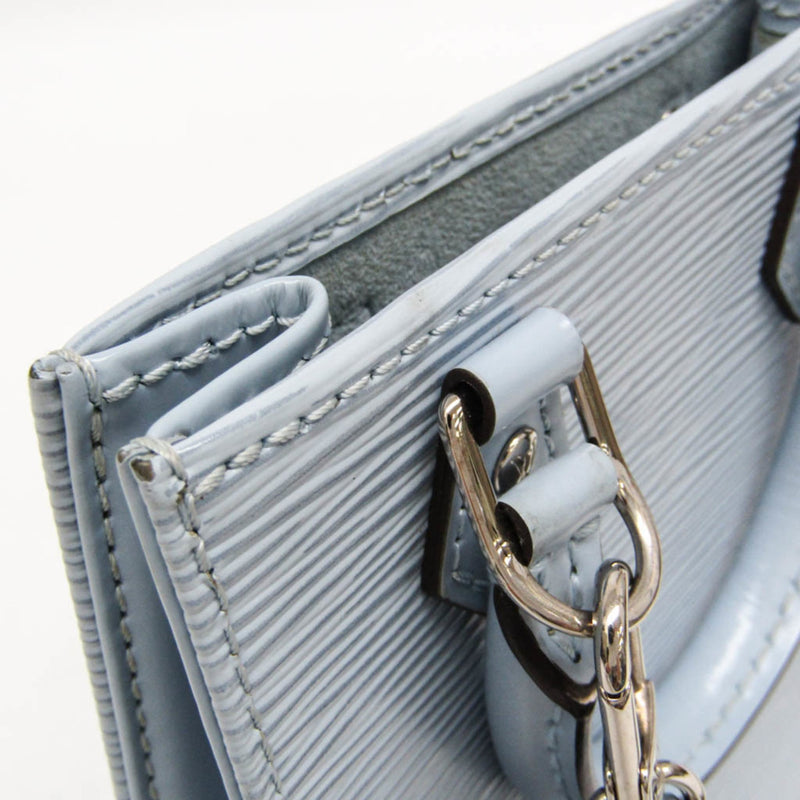 Louis Vuitton Petit Sac Plat Epi Leather Blue Bag