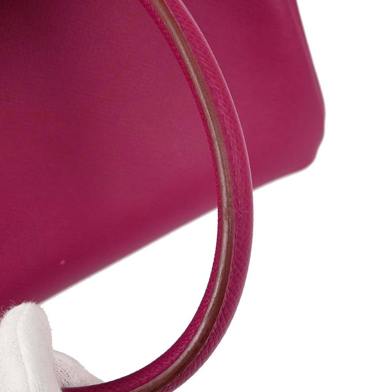 Hermes Birkin Red Epsom With Gold Hardware Pink Leather Bag