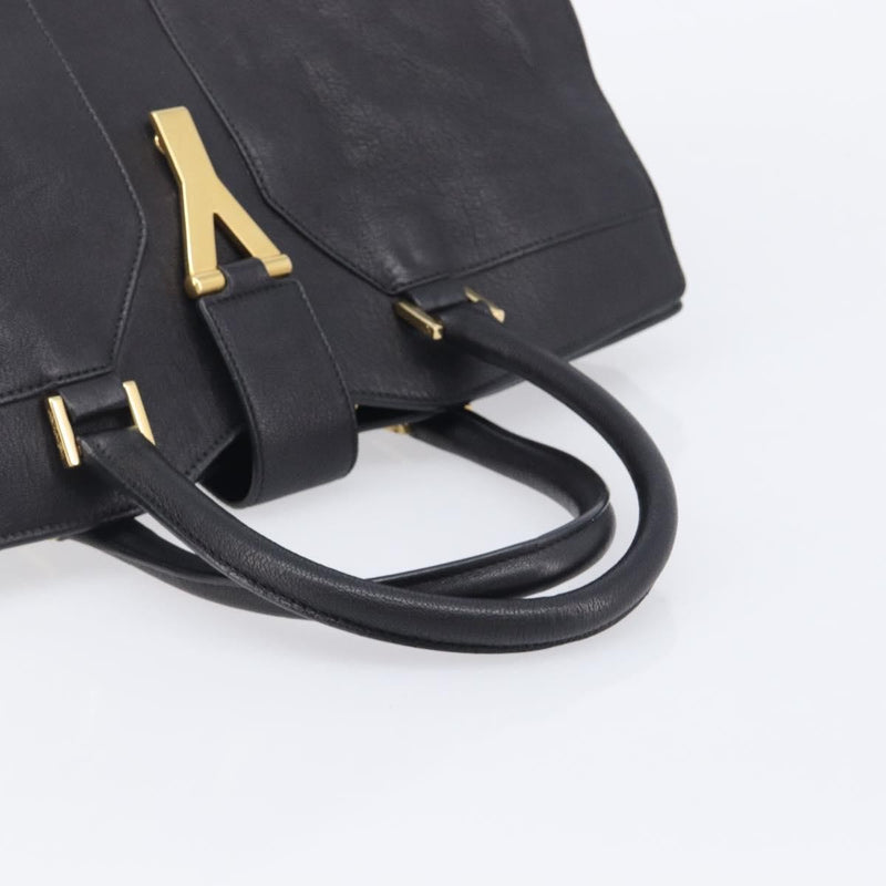 Saint Laurent Classic Y Cabas Leather Black Bag