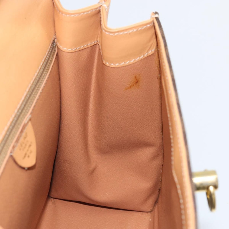 Celine Handbag Canvas Brown Bag