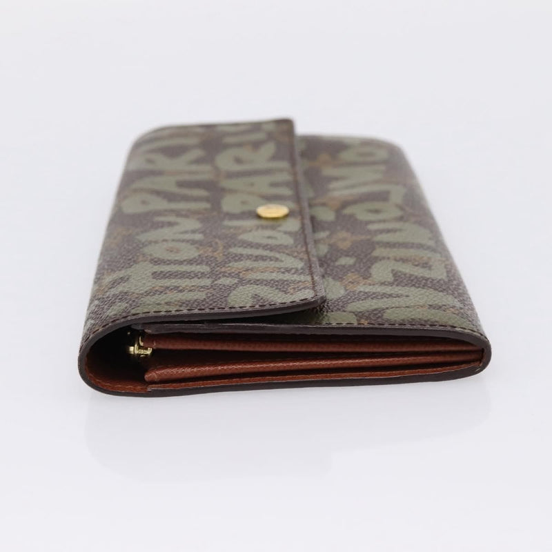Louis Vuitton Sarah Limited Edition Monogram Graffiti Khaki Canvas Accessory