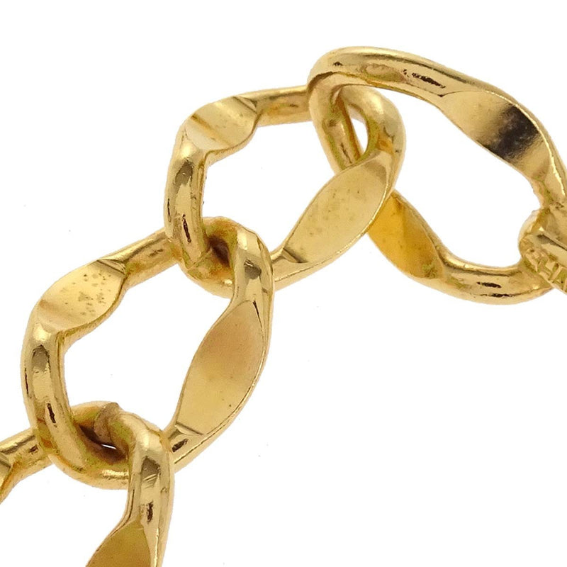 Chanel Vintage Medallion Logo Chain Belt Metal Gold Gold_plated
